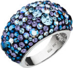 Pavona Kék Swarovski kristályos ezüst gyűrű 35028.3 blue style Méret: 62 (Átmérő 19, 7 mm) (35028.3-62)