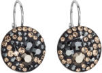 Pavona Kerek, különböző színű Swarovski kristályos ezüst lógós fülbevaló 31176.4 colorado (31176.4)