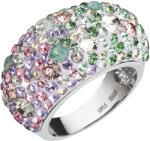 Pavona Zöld-rózsaszín színmixes Swarovski kristályos ezüst gyűrű 35028.3 Méret: 51 (Átmérő 16, 2 mm) (35028.3)