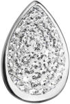 Pavona Fehér Swarovski kristályos, csepp alakú ezüst medál 34185.1 (34185.1 KRYSTAL)
