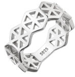 Pavona Mintás ezüst gyűrű 65020 Méret: 56 (Átmérő 17, 8 mm) (65020-56)