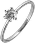Pavona Kerek, fehér cirkóniás ezüst gyűrű 15007.1 crystal Méret: 58 (Átmérő 18, 5 mm) (15007.1-58)