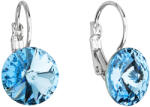 Pavona Kerek, kék Swarovski kristályos divatékszer fülbevaló 51002.3 aqua (51002.3 AQUA)