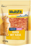 MultiFit Naturelle Recompensă pentru pisici cu pui și brânză 50 g