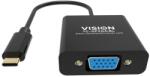 VISION USB 3.1 Type C VGA/D-Sub Átalakító Fekete TC-USBCVGA/BL (TC-USBCVGA/BL)