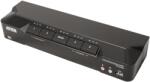 ATEN KVM (USB, 2x DP, Audio) 4: 1, USB + USB 3.0 hub, 8K@60Hz (CS1944DPA)