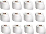 DYMO Set 12 role etichete multifunctionale DYMO LabelWriter 54 70 mm pentru organizare, inventariere si identificare 2234185 (2234185)