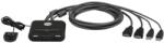 ATEN KVM (USB, HDMI) 2: 1, 1080p60Hz, integrált kábelek (CS22HF)