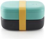 Lékué LunchBox To Go dupla uzsonnásdoboz szett 2x500ml Türkiz LK888144 (LK888144)