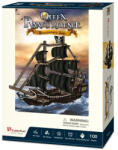 CubicFun 3D-s puzzle 100 db-os - Anna királynő bosszúja, Feketeszakáll angol kalóz zászlóshajója (T4035)