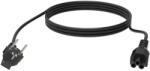 VISION 230V Lóhere Táp Fekete 3m TC 3MEUCVLF/BL (TC 3MEUCVLF/BL)