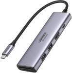 UGREEN CM511 hub USB-C, 2 x USB-A 3.0, Gri (60384)