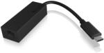 RaidSonic IB-LAN301-C3 USB-C 3.0 UTP Átalakító 1Gbps fekete (IB-LAN301-C3)