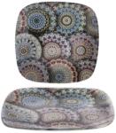 IRIS 102026 Üveg tál mandala minta minta 25x25cm (102026)