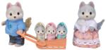 EPOCH - Familia Husky (5636) Figurina
