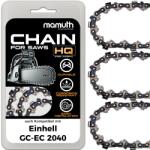 MAMUTH 3x Láncvezető láncfűrészhez 40cm 1, 3mm 3/8" 56 TG Einhell GC-EC 2040-hez (3xSW-116-2018)