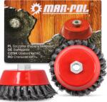 MAR-POL Drótkefe Sarokcsiszoló 125 mm M14 Tisztító Rd 7V (M06920)