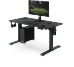 JAN NOWAK Elektromos íróasztal állítható Usb-c antracit 120 x 60 cm Aria Jan Nowak (2743)