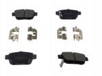 BBTECH Hátsó Fékbetétek Honda Ridgeline 2006-2014
