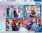 Puzzle Disney Frozen 4X100 (Rvs12004318) - ejuniorul Puzzle