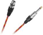 Lechpol Cablu microfon XLR mama - jack 6, 3 mm tata 5 m (KPO2757-5)