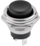 Lechpol Intrerupator push on negru PBS26B (PRK0019A)