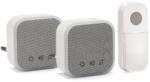 Taylor Set 2 sonerii wireless cu stecher, 36 melodii, 150 m, alb (DOM052)