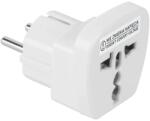 Lechpol Adaptor AC mufa tata PL - mufa mama universala alb (ZLA0566F)