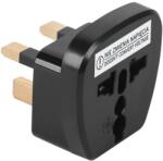 Lechpol Adaptor priza UK la universal, negru (ZLA0565A)