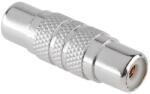 Lechpol Adaptor RCA mama - RCA mama, metalic (ZLA0316MET)
