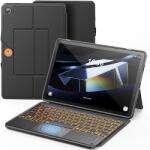 Infiland Samsung Galaxy Tab A9+ / A9 Plus 11" (2023) tok billentyűzettel, precíziós touchpad, csuklópánt és állvány (B0D9K4F9FT)