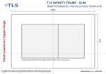 Infinity FRAME SLIM TOP nyomólap kivágó sablon