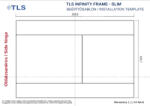 Infinity FRAME SLIM SIDE nyomólap kivágó sablon