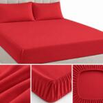 Pucioasa Husa pat din tricot cu elastic saltea 160x200, rosu