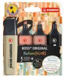 STABILO Textmarker Stabilo Boss Original NatureCOLORS, 4 culori SW70423