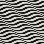 Heko Panels Textil anyag, Hullámos optikai csalódás, Poliészter 100%, 210g/pm, Méret: 100cm x 155cm (DX1373)