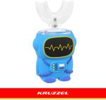 Kruzzel Periuță de dinți sonică pentru copii robot 5 moduri cu 4 capete 83037 (5900779964822) Periuta de dinti electrica