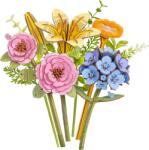 Rowood Puzzle 3D, Misty Pink Bouquet, Rowood, lemn, 275 piese