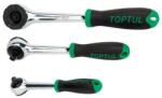 TOPTUL Cheie cu Clichet / Maner 1/2 Inch Profil: Patrat Lungime: 265 Mm Tip: Reversibil (CJBT1627)