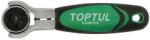 TOPTUL Cheie cu Clichet / Maner 3/8 Inch Profil: Patrat Numar Dinti: 72 Lungime: 160 Mm Tip: Cap Pivotant cu Doua Capete (CJOM1216)