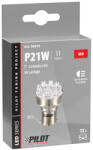 LAMPA , Ba15S Led, Piros, 12V 21W (0158375)