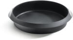 Lékué Round Cake Mould kerek süteményforma, D=260mm, tapadásmentes, platina szilikon, fekete - 880988 (LK880988)