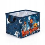CE Halloween szekrényrendező doboz 30x30 cm gyerekeknek, sötétkék (X002AV8FON)
