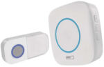 EMOS P5736 vezeték nélküli csengő, elemes, 36 dallam, 150 m, IP55 gomb