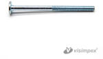 VISIMPEX Laposfejű bútorcsavar M6x100mm horganyzott IMBUSZ (fejátmérő: 14, 5mm) (001-002-037-023)