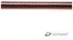 VISIMPEX Menetes szál M33x1000mm natúr DIN975 8.8 (001-002-044-011)
