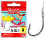 Quantum crypton allround fekete nikkel 0, 16 mm 70 cm 14-es előkötött horog 10 db/csomag