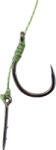 Czero Fishing F1 Quantum 10-es 0, 1 mm 8 cm fonott 10 mm csalitüskés szakáll nélküli előkötött horog 3 db/csomag