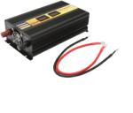 Breckner Germany Invertor tensiune 12V-220V 1000W LCD cu USB Breckner Germany (BK77002)
