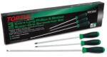 TOPTUL Set surubelnita dreapta magnetica extralunga ph+ph1+ph2 3piese MAC1008GAAE0305 Surubelnita